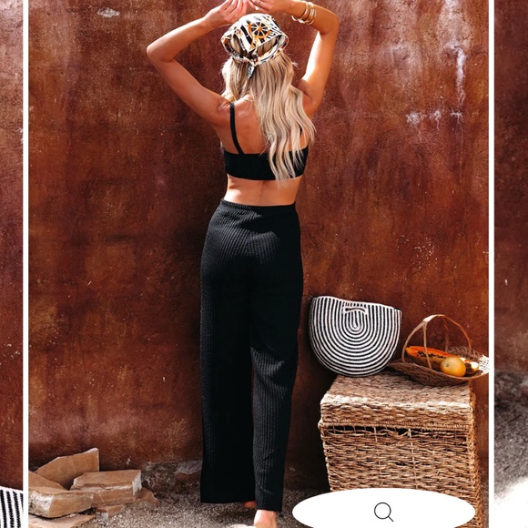 VICI No Promises Ribbed Knit Cut Out Jumpsuit - Picture 2 of 4